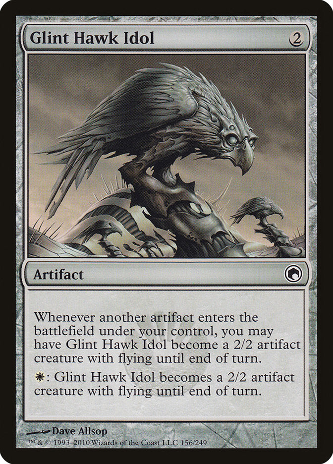 Glint Hawk Idol [Scars of Mirrodin] | Exor Games Truro