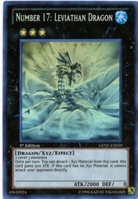 Number 17: Leviathan Dragon [GENF-EN039] Ghost Rare | Exor Games Truro