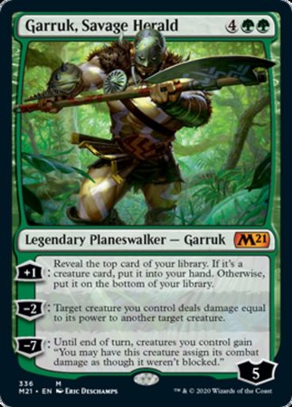 Garruk, Savage Herald [Core Set 2021] | Exor Games Truro