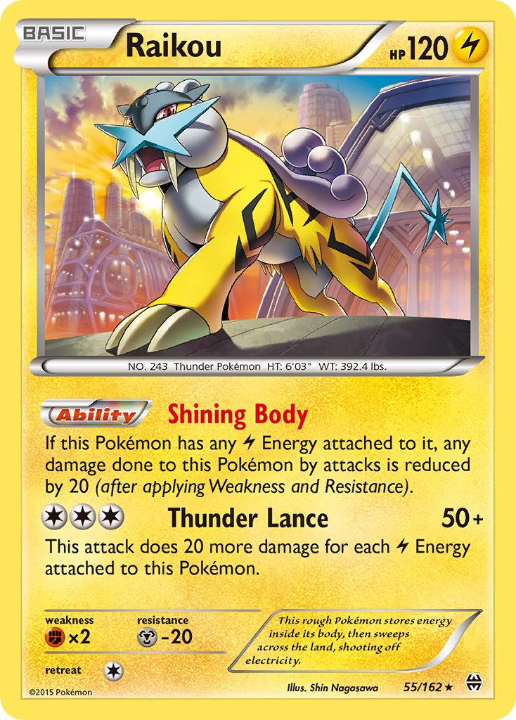 Raikou (55/162) [XY: BREAKthrough] | Exor Games Truro