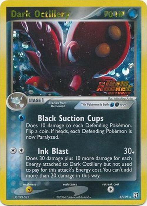 Dark Octillery (8/109) (Stamped) [EX: Team Rocket Returns] | Exor Games Truro