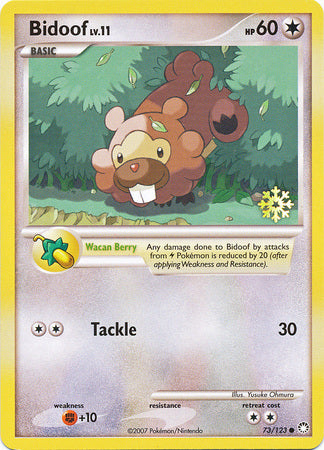 Bidoof (73/123) [Countdown Calendar Promos] | Exor Games Truro