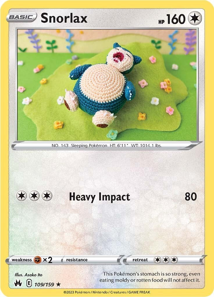 Snorlax (109/159) [Sword & Shield: Crown Zenith] | Exor Games Truro