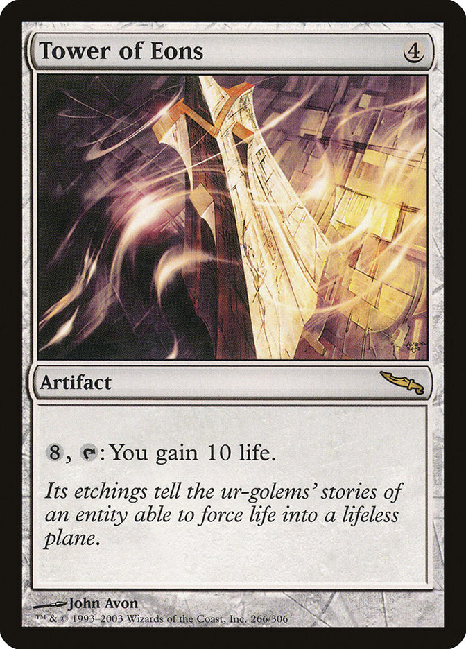 Tower of Eons [Mirrodin] | Exor Games Truro