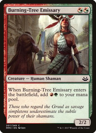 Burning-Tree Emissary [Modern Masters 2017] | Exor Games Truro