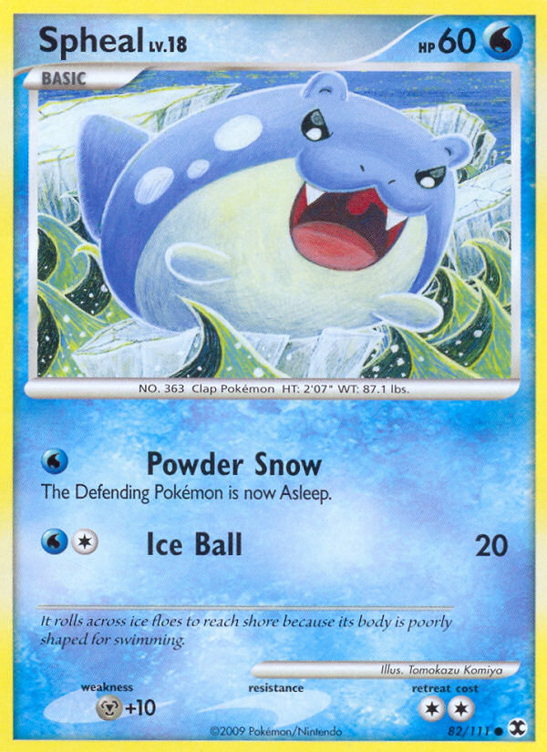 Spheal (82/111) [Platinum: Rising Rivals] | Exor Games Truro