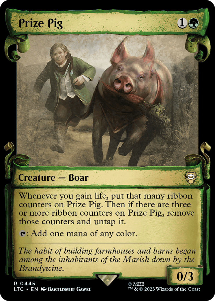 Prize Pig [The Lord of the Rings: Tales of Middle-Earth Commander Showcase Scrolls] | Exor Games Truro