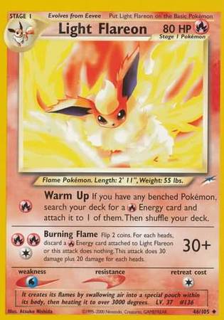 Light Flareon (46/105) [Neo Destiny Unlimited] | Exor Games Truro