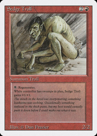 Sedge Troll [Revised Edition] | Exor Games Truro