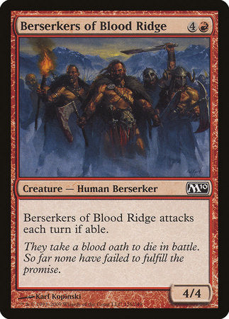 Berserkers of Blood Ridge [Magic 2010] | Exor Games Truro