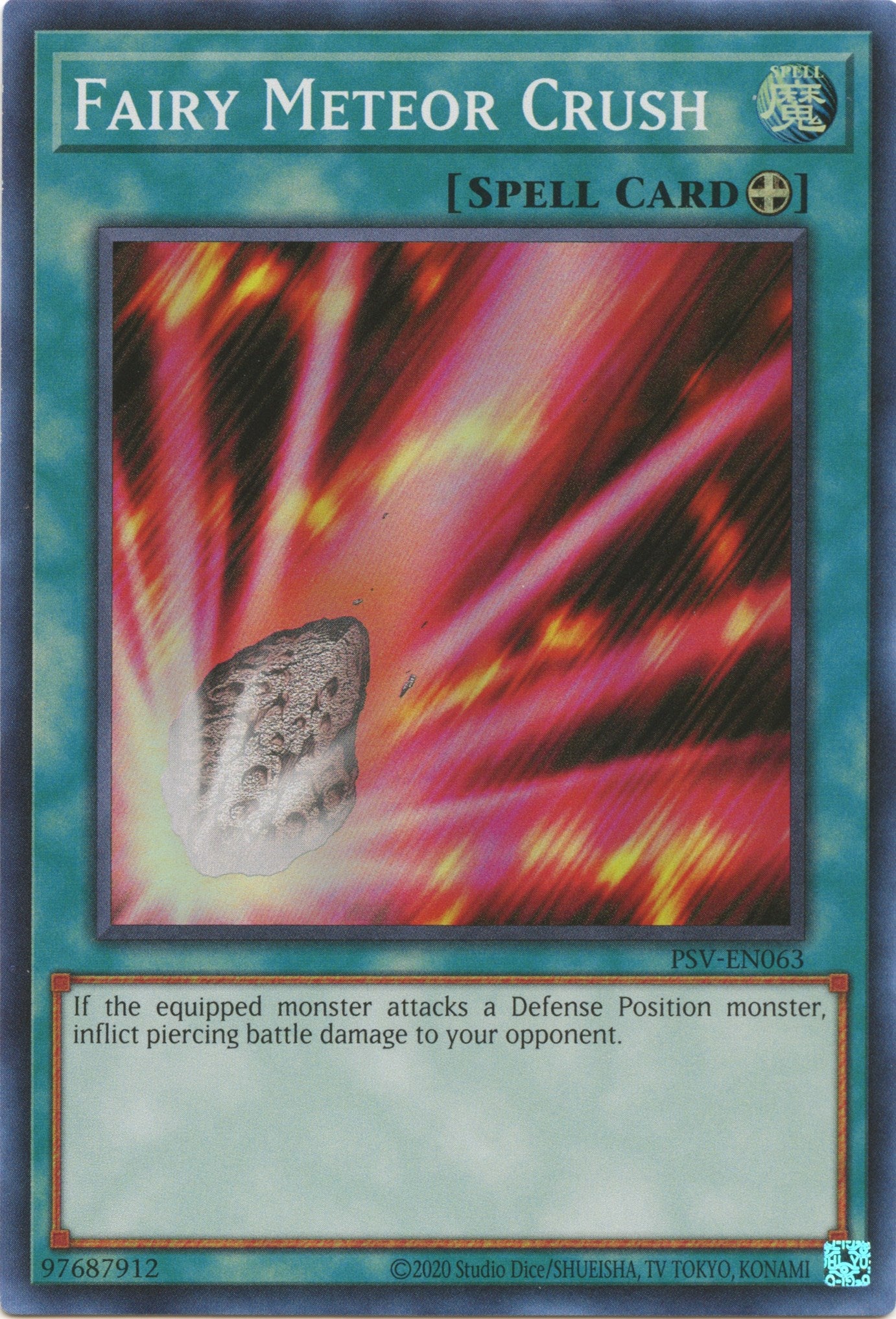 Fairy Meteor Crush (25th Anniversary) [PSV-EN063] Super Rare | Exor Games Truro