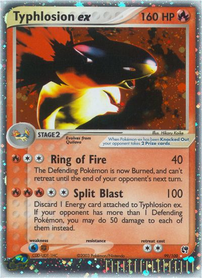Typhlosion ex (99/100) [EX: Sandstorm] | Exor Games Truro