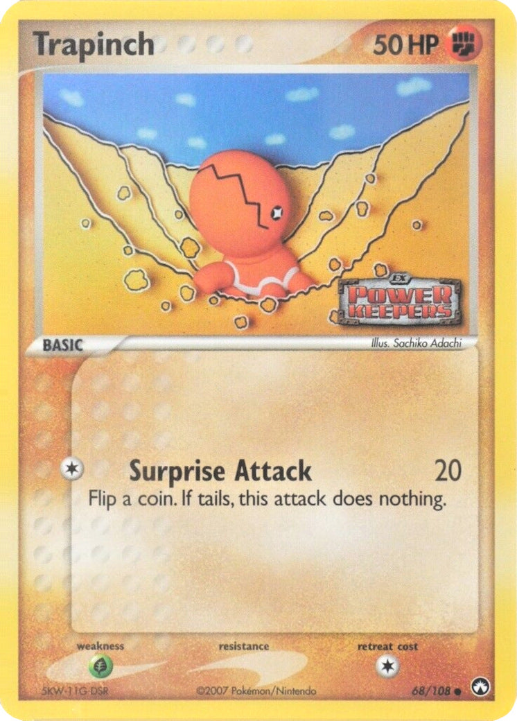 Trapinch (68/108) (Stamped) [EX: Power Keepers] | Exor Games Truro