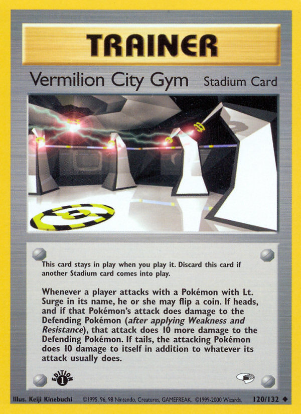 Vermilion City Gym (120/132) [Gym Heroes 1st Edition] | Exor Games Truro