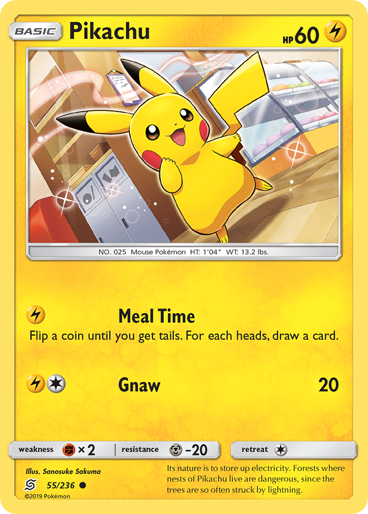 Pikachu (55/236) [Sun & Moon: Unified Minds] | Exor Games Truro
