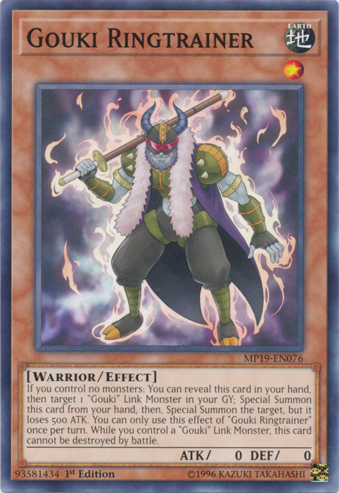 Gouki Ringtrainer [MP19-EN076] Common | Exor Games Truro