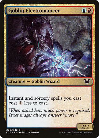 Goblin Electromancer [Commander 2015] | Exor Games Truro