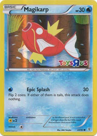 Magikarp (22/83) (Toys R Us Promo) [XY: Generations] | Exor Games Truro