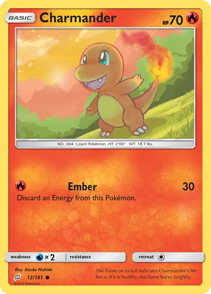 Charmander (12/181) [Sun & Moon: Team Up] | Exor Games Truro