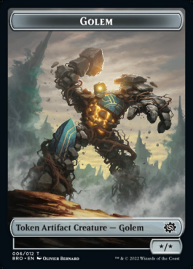 Golem Token [The Brothers' War Tokens] | Exor Games Truro