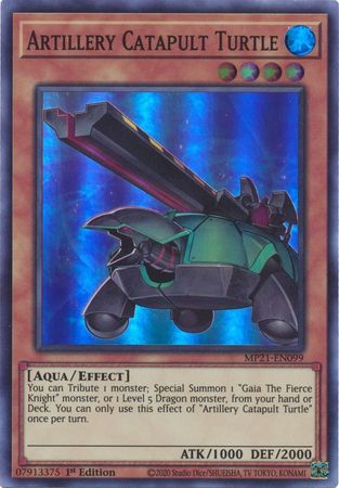 Artillery Catapult Turtle [MP21-EN099] Super Rare | Exor Games Truro