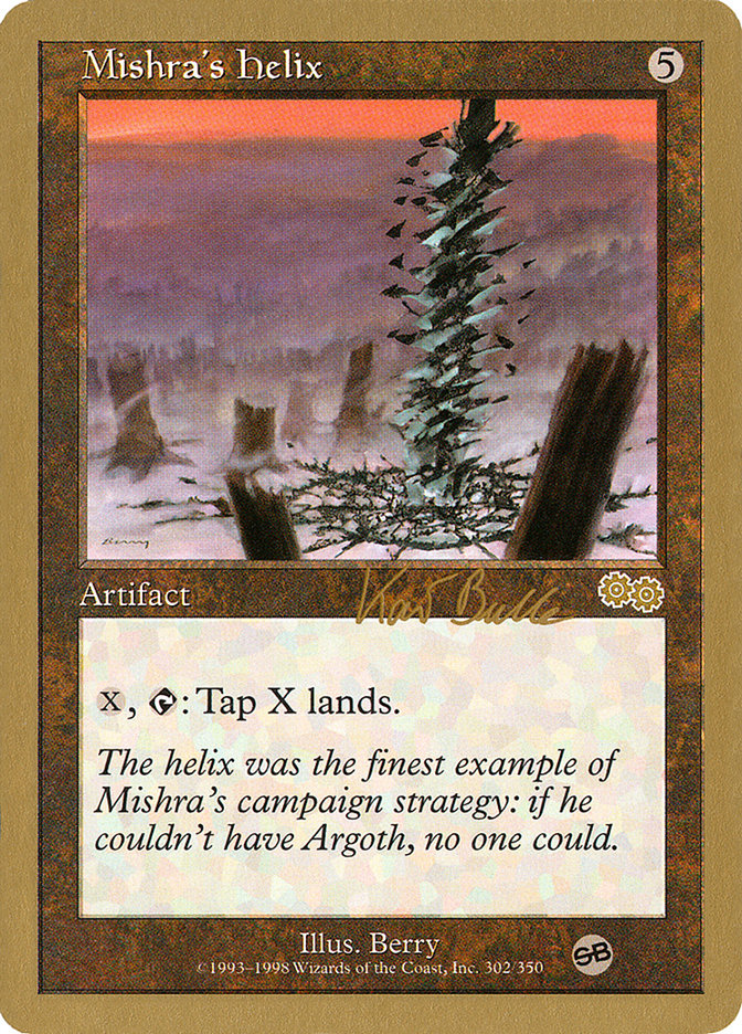 Mishra's Helix (Kai Budde) (SB) [World Championship Decks 1999] | Exor Games Truro