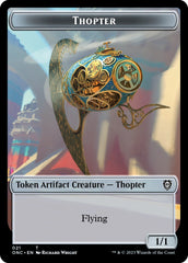 Myr // Thopter Double-Sided Token [Phyrexia: All Will Be One Commander Tokens] | Exor Games Truro