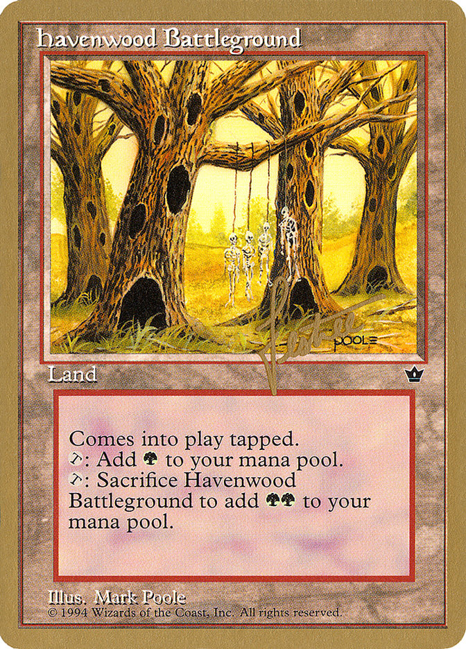 Havenwood Battleground (Bertrand Lestree) [Pro Tour Collector Set] | Exor Games Truro