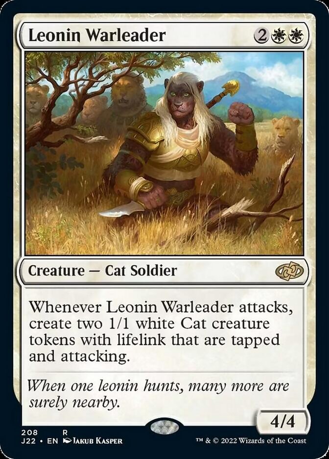 Leonin Warleader [Jumpstart 2022] | Exor Games Truro