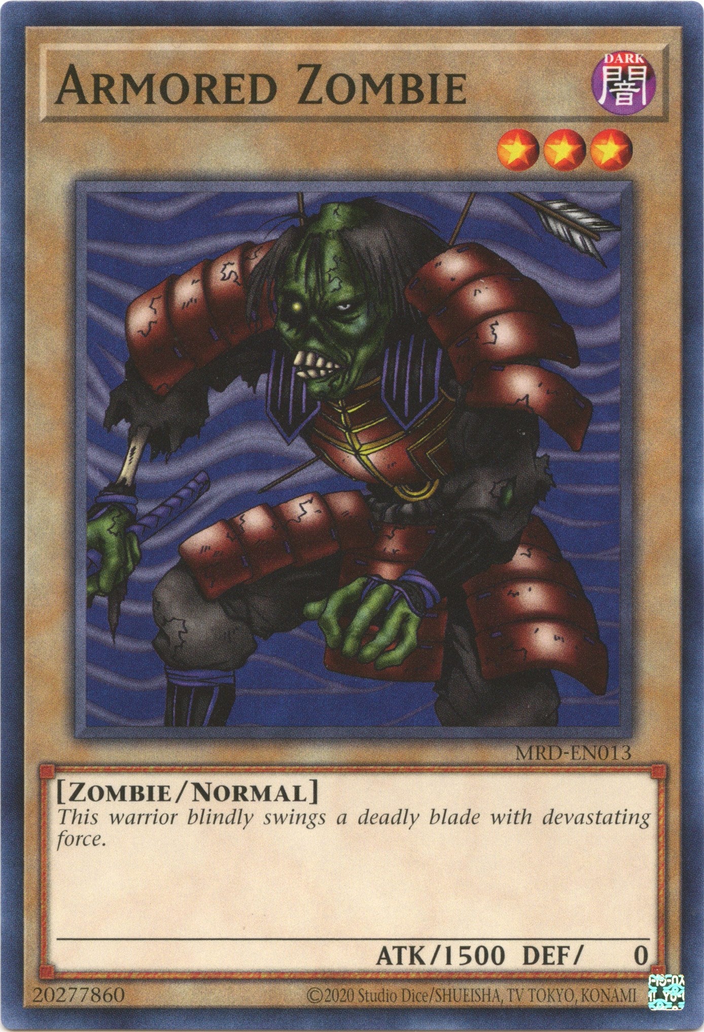 Armored Zombie (25th Anniversary) [MRD-EN013] Common | Exor Games Truro