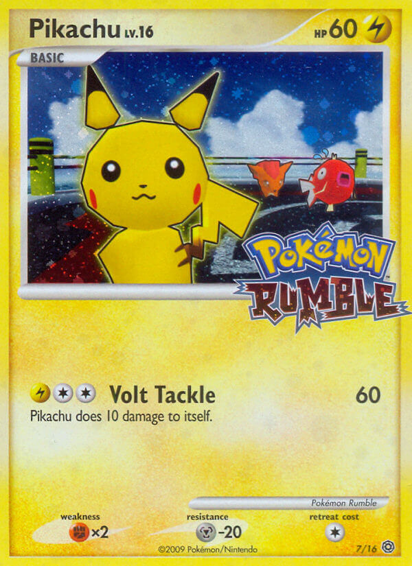 Pikachu (7/16) [Pokémon Rumble] | Exor Games Truro