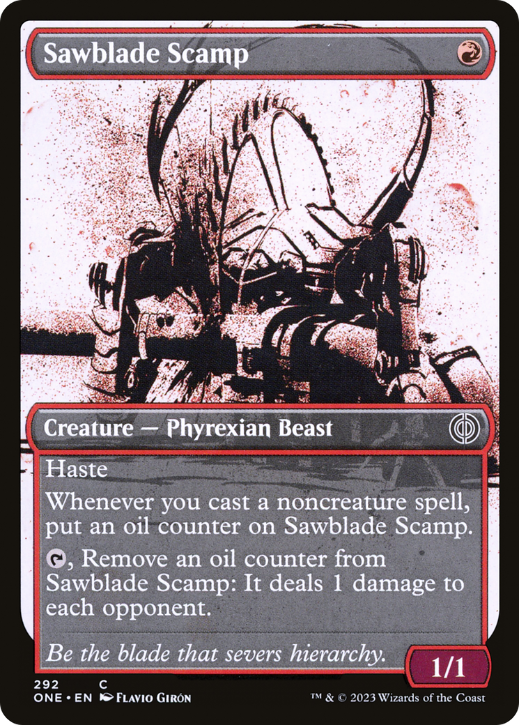 Sawblade Scamp (Showcase Ichor) [Phyrexia: All Will Be One] | Exor Games Truro