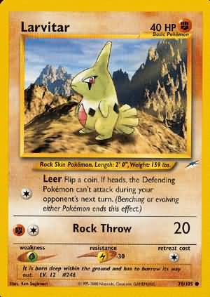 Larvitar (70/105) [Neo Destiny Unlimited] | Exor Games Truro