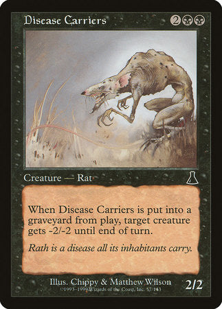 Disease Carriers [Urza's Destiny] | Exor Games Truro