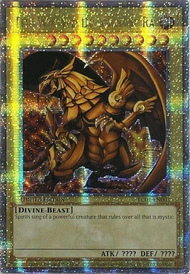 The Winged Dragon of Ra (25th Anniversary) [LC01-EN003] Quarter Century Secret Rare | Exor Games Truro