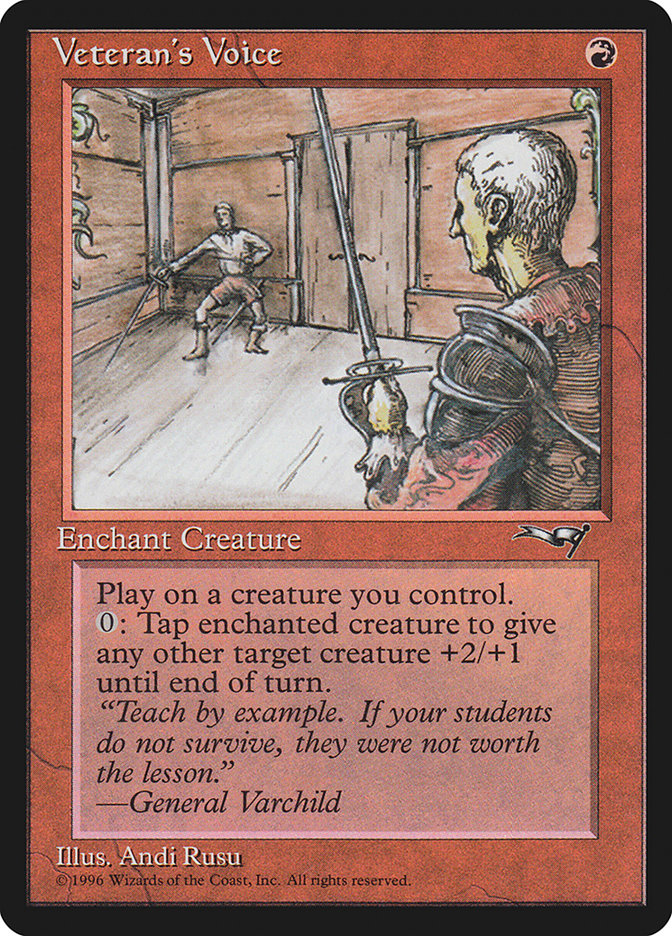 Veteran's Voice (Double Doors) [Alliances] | Exor Games Truro