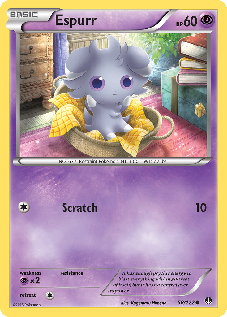 Espurr (58/122) [XY: BREAKpoint] | Exor Games Truro