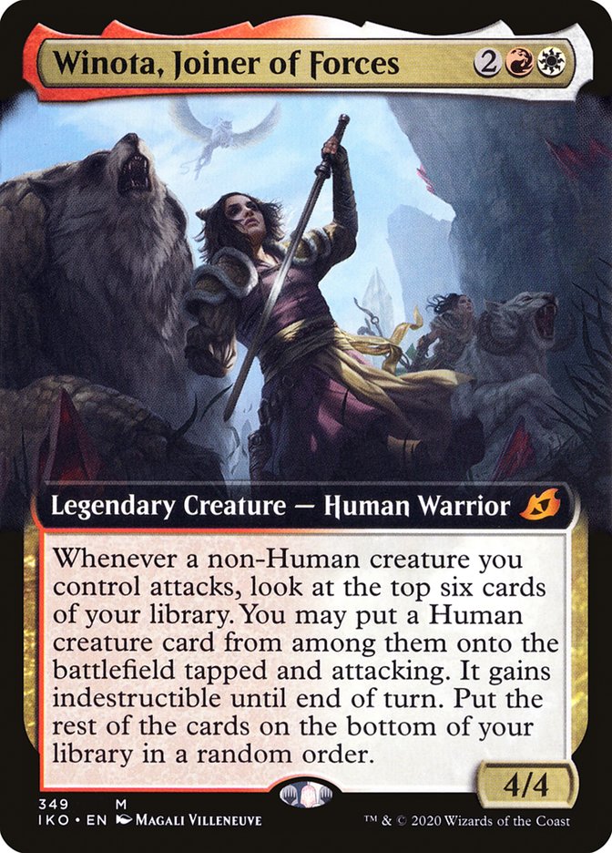Winota, Joiner of Forces (Extended Art) [Ikoria: Lair of Behemoths] | Exor Games Truro