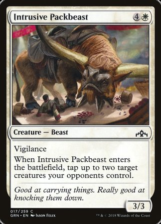 Intrusive Packbeast [Guilds of Ravnica] | Exor Games Truro