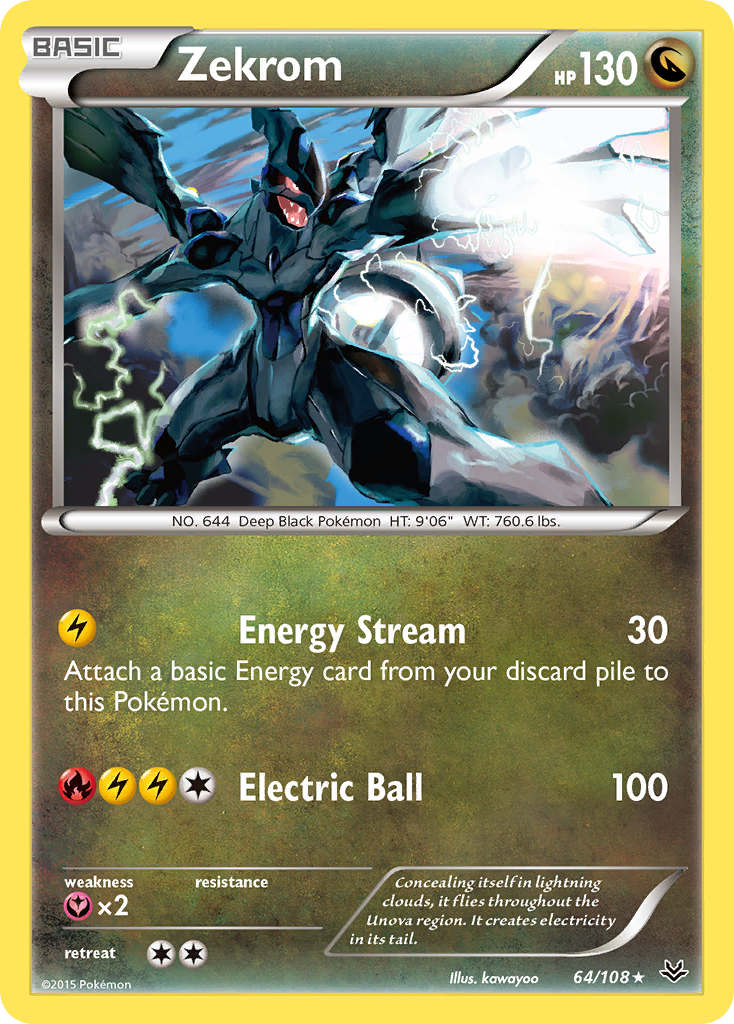 Zekrom (64/108) [XY: Roaring Skies] | Exor Games Truro