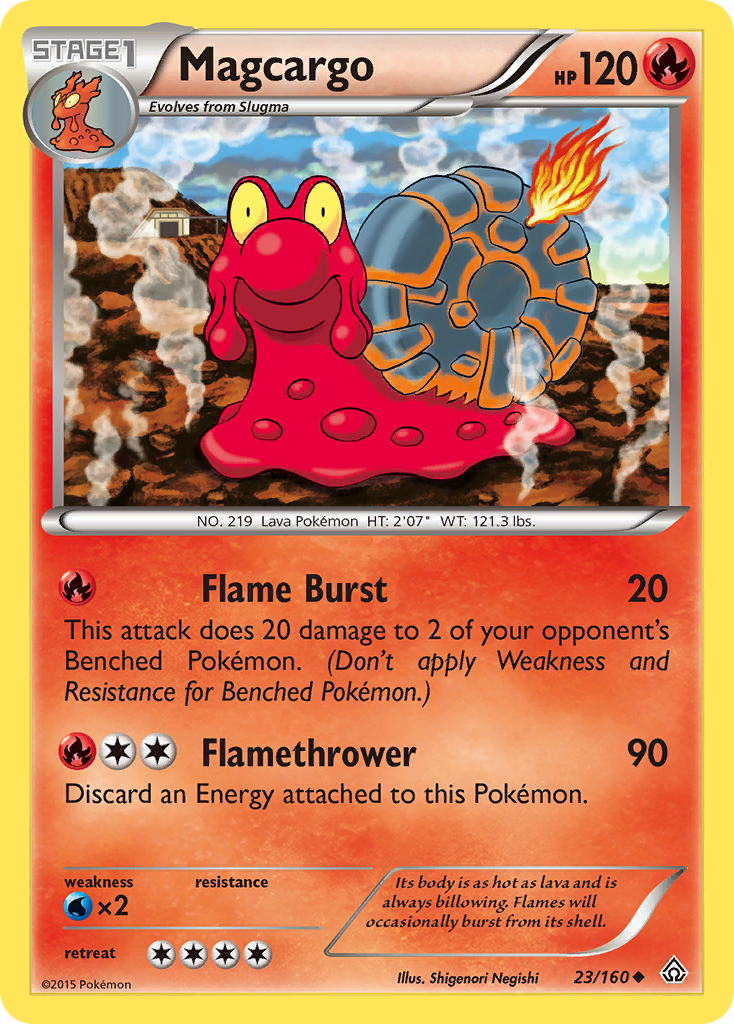 Magcargo (23/160) [XY: Primal Clash] | Exor Games Truro