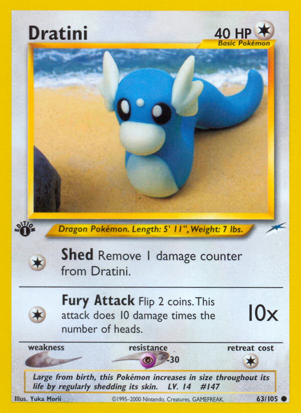 Dratini (63/105) [Neo Destiny 1st Edition] | Exor Games Truro