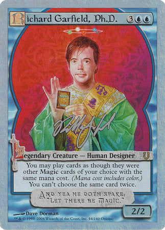 Richard Garfield, Ph.D. (Alternate Foil) [Unhinged] | Exor Games Truro