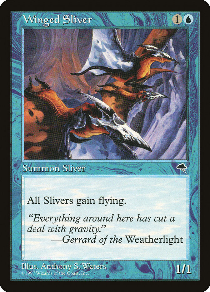 Winged Sliver [Tempest] | Exor Games Truro