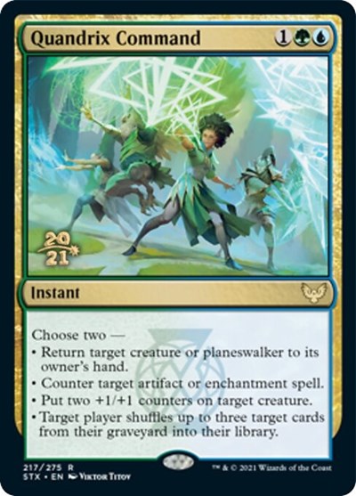 Quandrix Command [Strixhaven: School of Mages Prerelease Promos] | Exor Games Truro