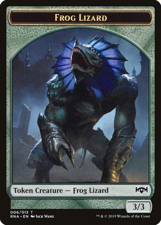 Frog Lizard Token [Ravnica Allegiance Tokens] | Exor Games Truro