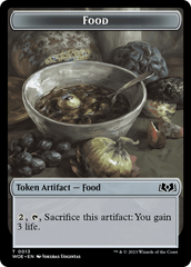 Faerie // Food (0013) Double-Sided Token [Wilds of Eldraine Tokens] | Exor Games Truro