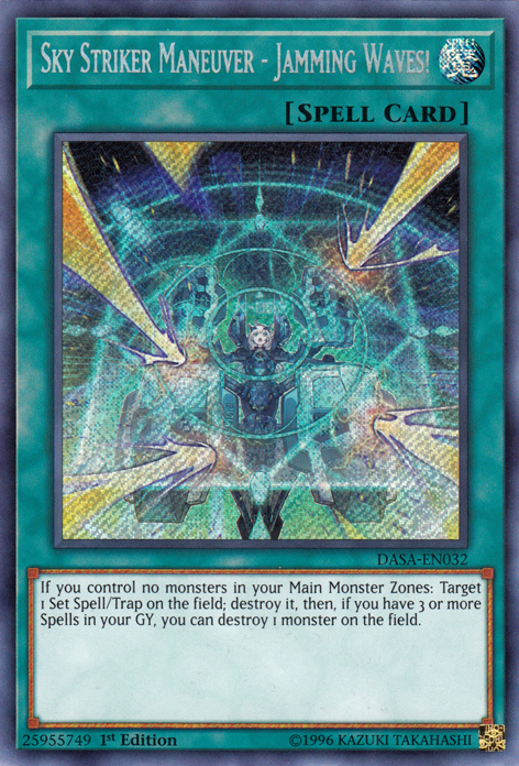 Sky Striker Maneuver - Jamming Waves! [DASA-EN032] Secret Rare | Exor Games Truro