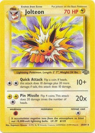 Jolteon (20/64) [Jungle Unlimited] | Exor Games Truro