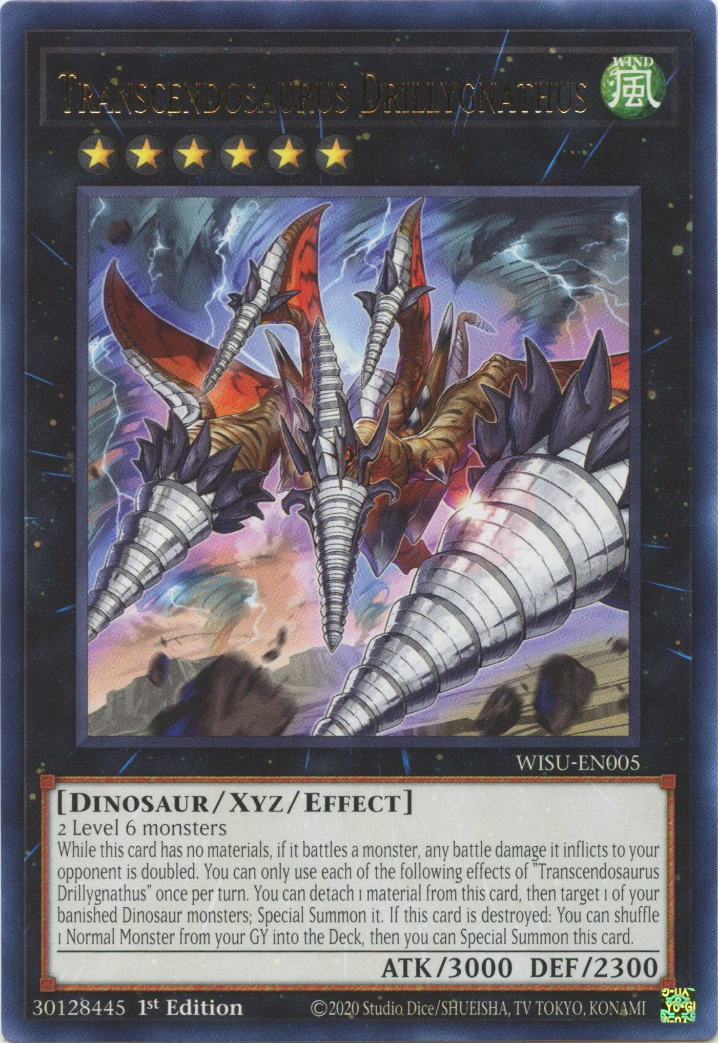 Transcendosaurus Drillygnathus [WISU-EN005] Rare | Exor Games Truro